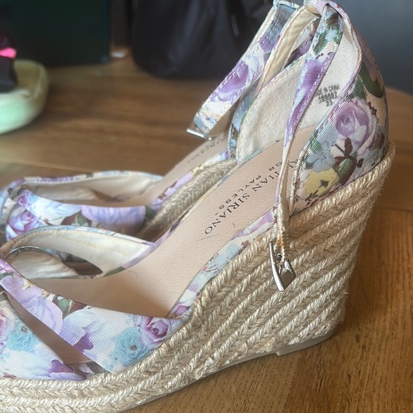 Christian Siriano Blue and Purple Espadrilles Elegant Design - Picture 2 of 3